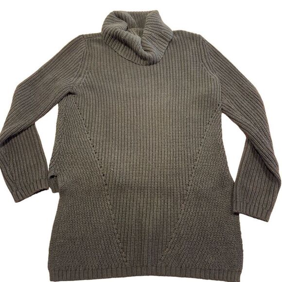 Moth Women's Cowl Neck Pullover Sweater Green Size S - Picture 2 of 8